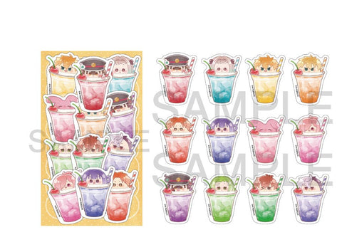 pre order) tbhk summer float cafe stickers (drinks)