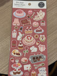 Sticker sheet dessert