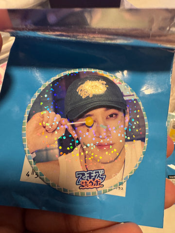 Stray kids pop up sauna can badge
