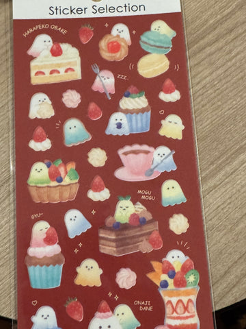 Sticker sheet ghost