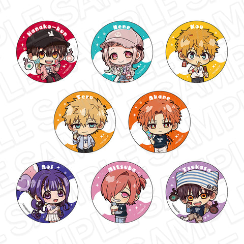 pre order) tbhk amusement park chibi can badge (blind bag)